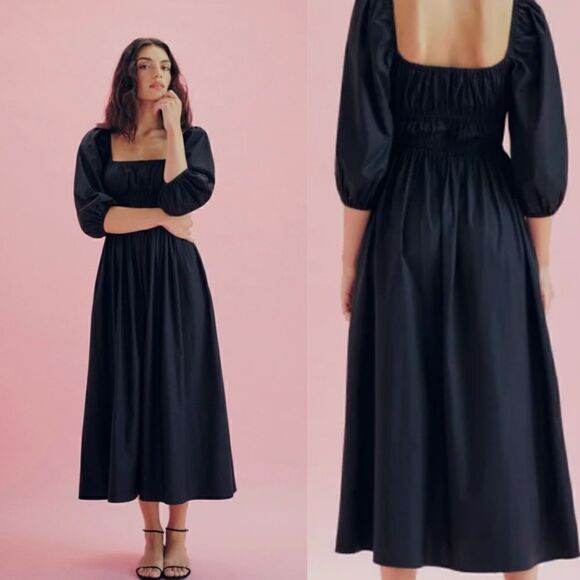 Reformation Dresses & Skirts - NWT Reformation Bennie midi dress in black